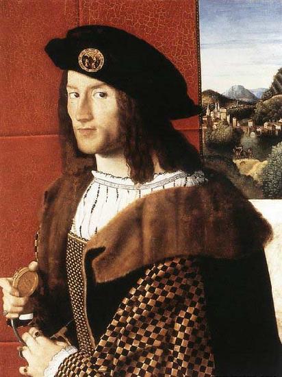 BARTOLOMEO VENETO Portrait of a Gentleman oil painting image